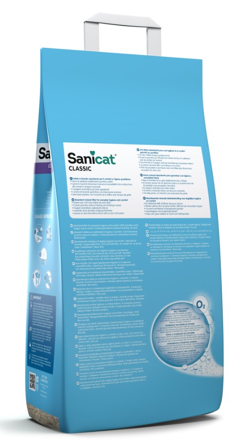 Наполнитель минеральный Sanicat Classic Lavander (лаванда)