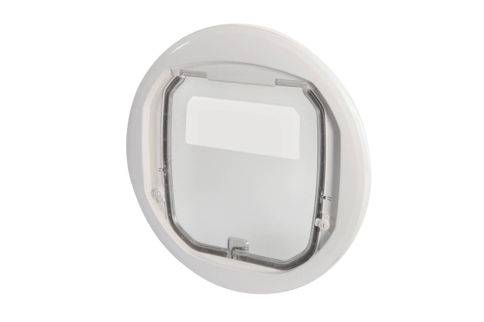 Откидная дверца для кошек и собак белая 18.5*20.5 см (AX005/B)