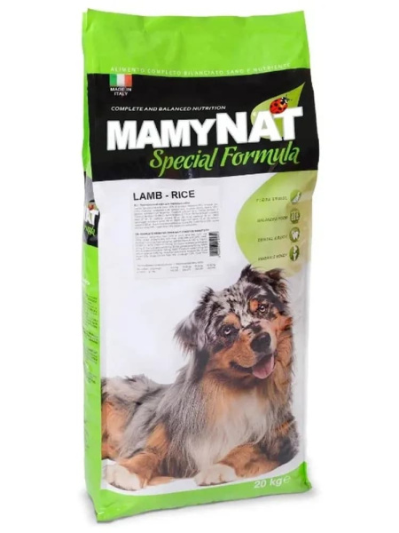 Рацион для собак MamyNAT Dog Lamb&Rice (ягненок, курица, говядина)