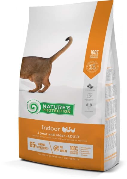 Сухой корм для кошек Nature's Protection Indoor сбалансированный сухой корм для кота 