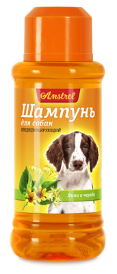 Шампунь для собак кондиционирующий с липой и чередой "Amstrel" (001384/000332)