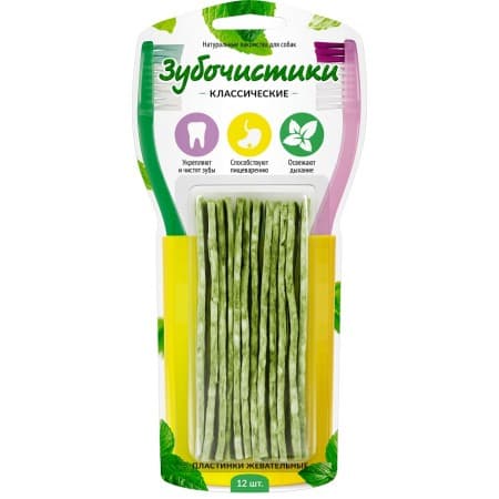 Зубочистики для собак "Деревенские лакомства" "Пластинки жевательные" (76050281)