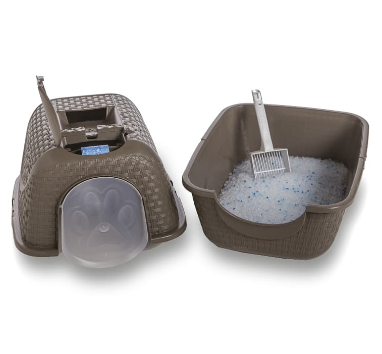 Био-туалет для кошек BAMA PET PRIVE, коричневый