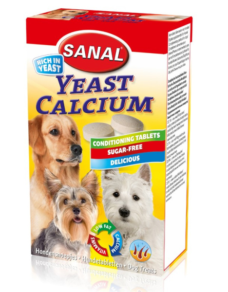 Мультивитаминный комплекс для собак Sanal "Дрожжи-кальций"