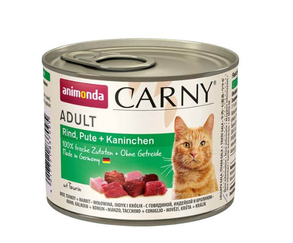 влажный корм для кошек Animonda CARNY Adult (индейка, кролик)