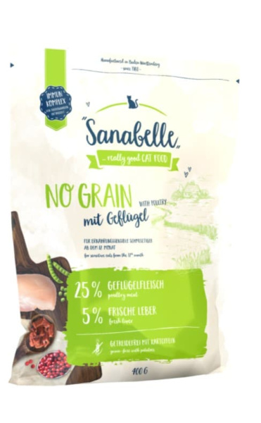 Сухой корм для кошек Bosch Sanabelle No Grain (беззерновой) для кошек с чувствительным пищеварением