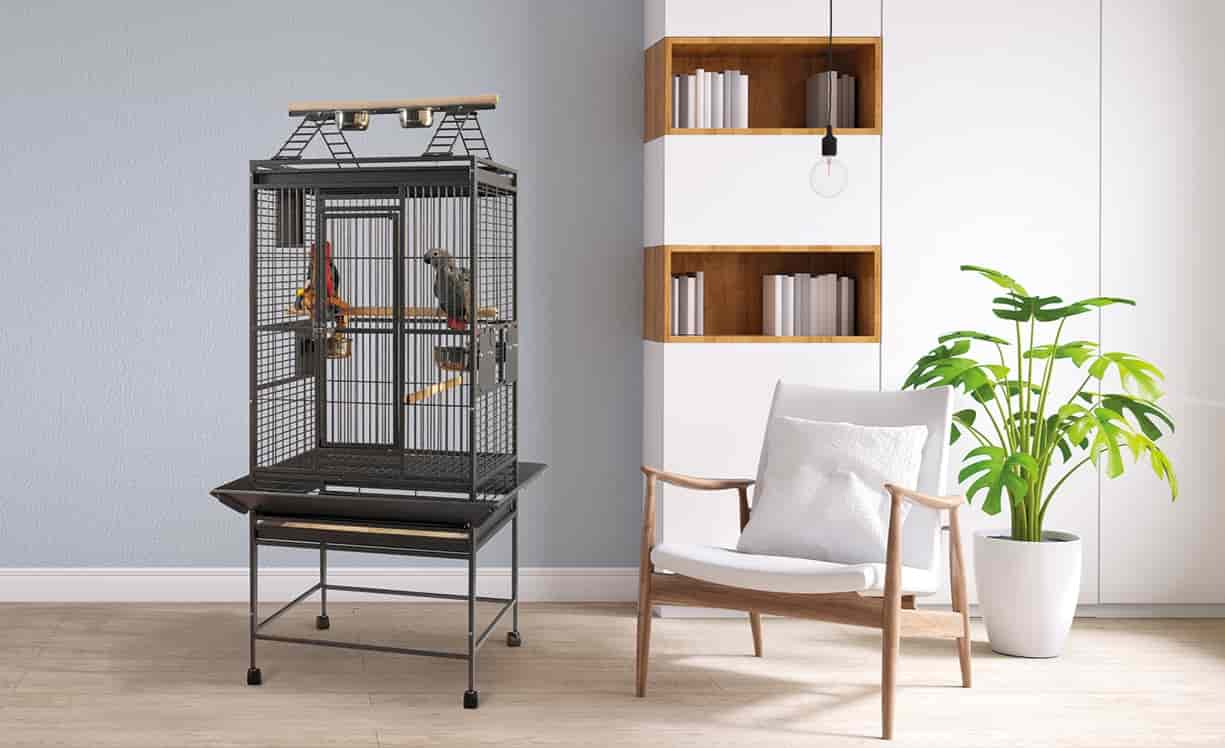 Клетка для попугаев SAVIC Hamilton playpen 60x55x158 см