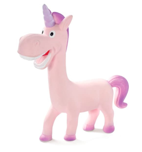 Игрушка для собак из латекса TRIOL "Веселый единорог"