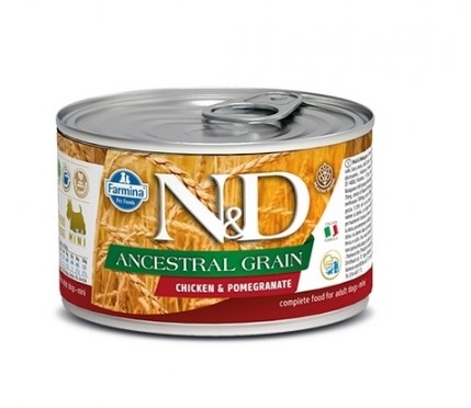 Пресервы для собак Farmina N&D Dog Ancestral Grain Chicken & Pomegranate 