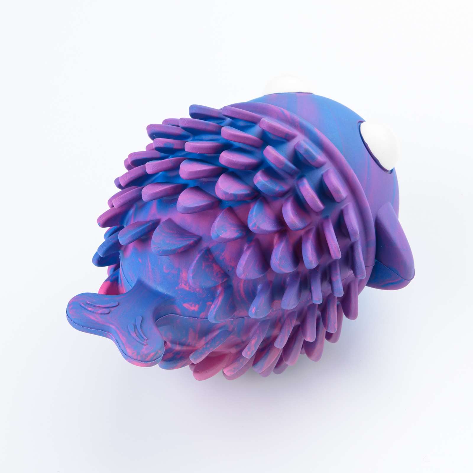 Mr.Kranch Игрушка для собак Рыба-ёрш 12 см разноцветная, не ароматизированная