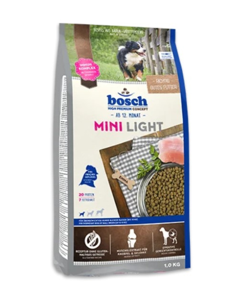Каталог Сухой корм для собак мелких пород Bosch Mini Light