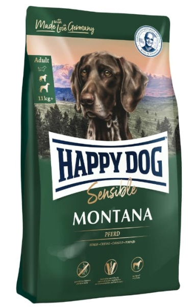 Каталог Сухой корм для собак HAPPY DOG Supreme Sensible Mоntana (конина) для собак