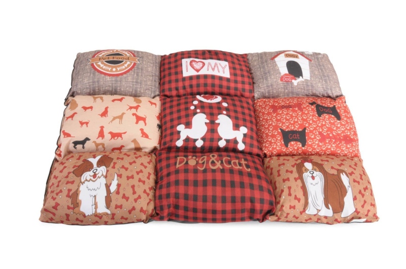 Лежанка для кошек, красная 50x75 см (CC010/F)