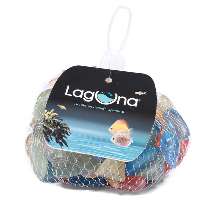 Ракушки для аквариума морские светящиеся разноцветные, 100шт (73904021)