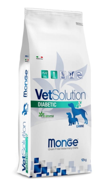 Лечебное питание для собак Monge VetSolution Diabetic Dog