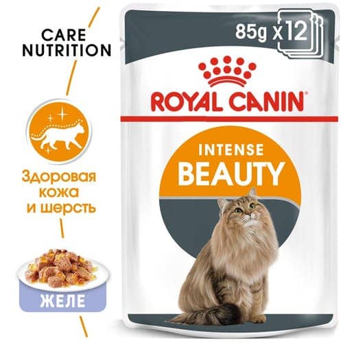 Влажное питание для кошек Royal Canin Intense Beauty в желе