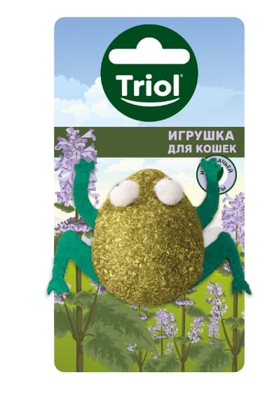 Игрушка для кошек из кошачьей мяты "Лягушка" 50 мм (22171050)