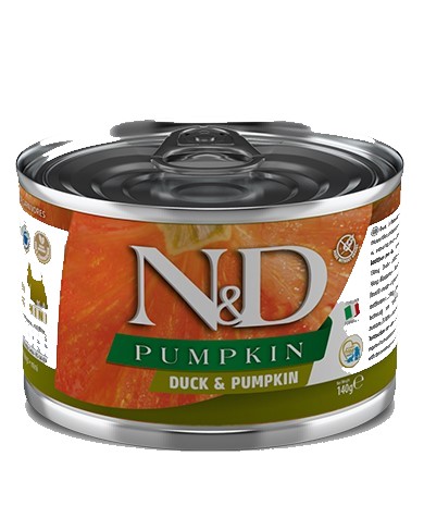 Консервированный корм для собак Консервы для собак Farmina N&D Dog Duck & Pumpkin Mini (утка, тыква)