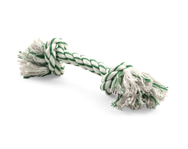 Triol Игрушка для собак AROMA  "Веревка с ментолом, 2 узла" 150 мм