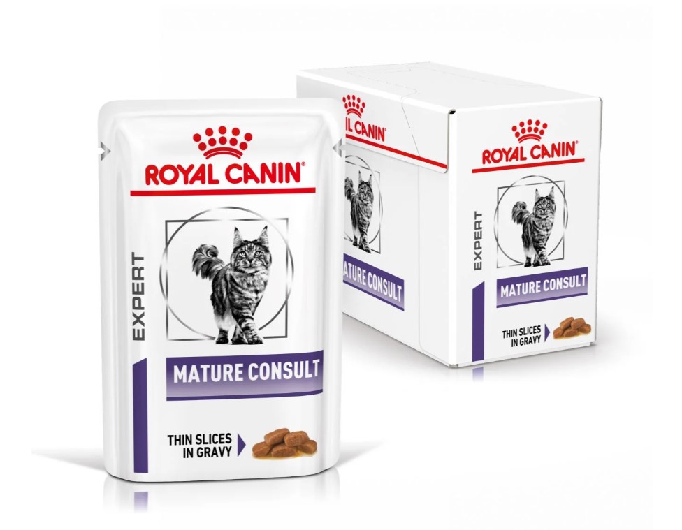 Влажный корм для кошек Royal Canin Mature Consult (кусочки в соусе)