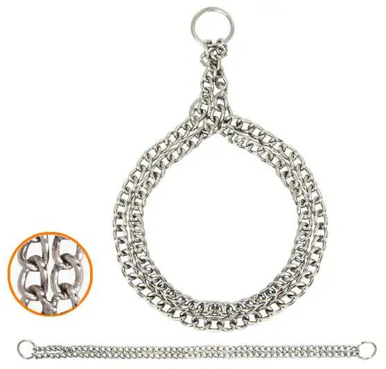 Ошейник-удавка двухрядный TRIOL