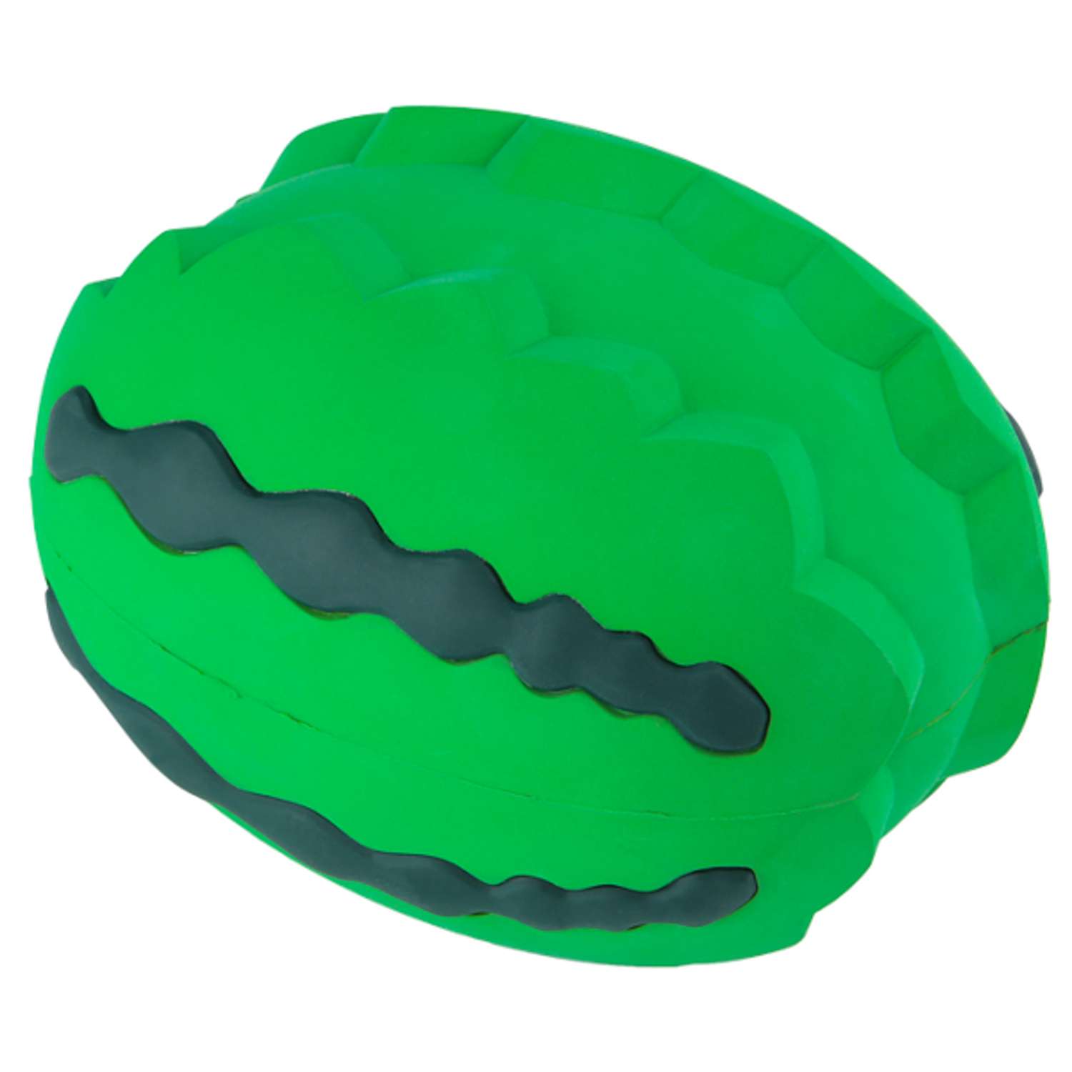 Mr.Kranch Игрушка для собак Арбуз 15 см зеленая, с ароматом курицы