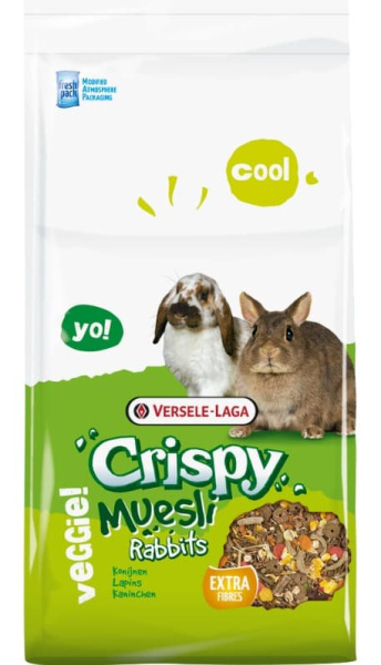 Корм для карликовых кроликов Versele-Laga Crispy Muesli Rabbit