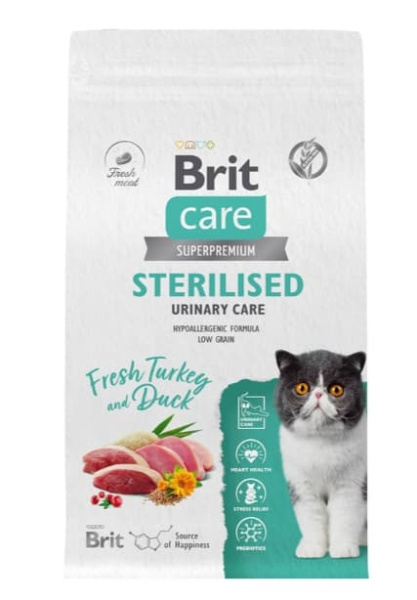 Сухой корм для кошек Brit Care Cat Sterilised Urinary Care