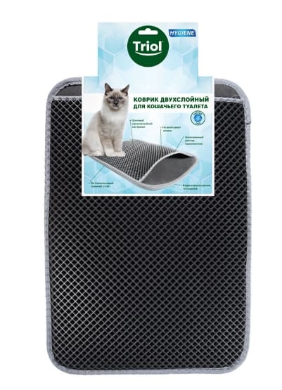 Коврик для кошачьего лотка двухслойный "Сито"