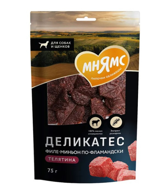 Лакомство Мнямс "Филе миньон по-фламандски" для собак