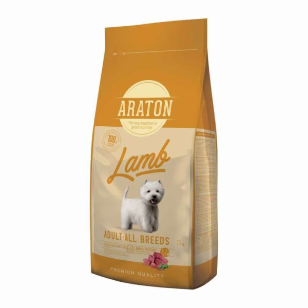 Питание для собак Сухой корм для собак Araton Adult Lamb & Rice (ягненок, рис)