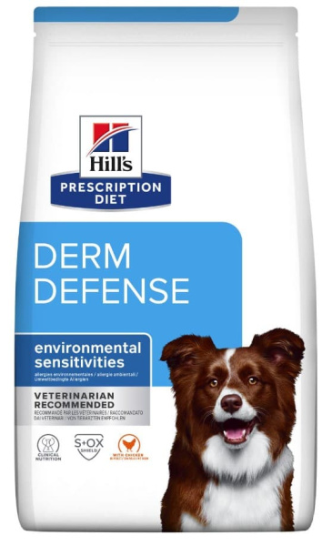 Каталог Сухой корм для собак Hill's Prescription Diet Derm Defense (курица) для собак