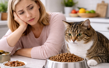 Почему кошка отказывается от еды и что делать владельцу