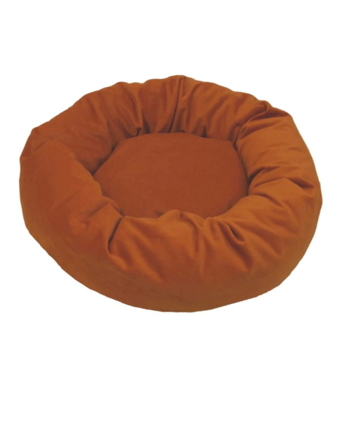 Лежанка круглая со съемным чехлом Тото1 (рыжий)