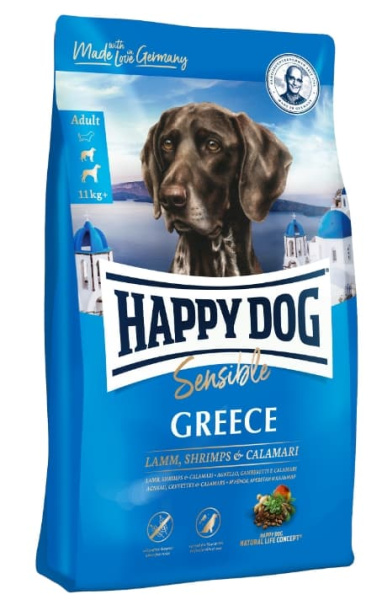 Каталог Сухой корм для собак HAPPY DOG Sensible Greece для собак
