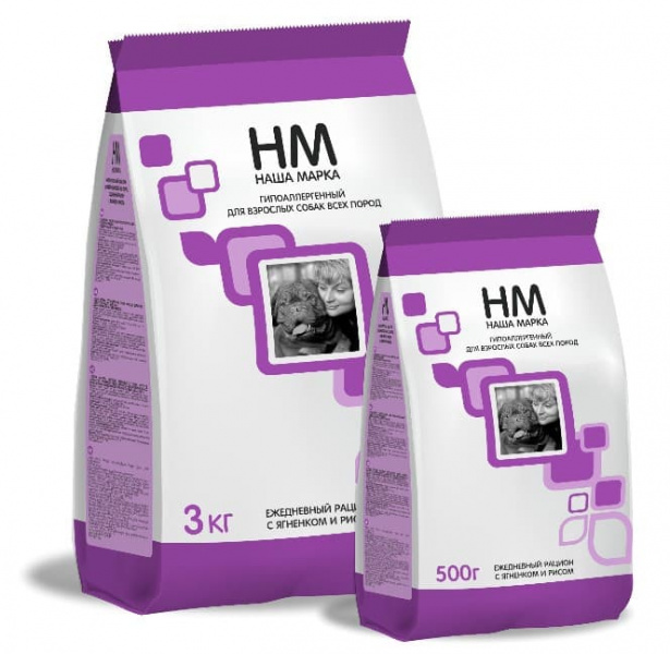Каталог Сухой корм для собак всех пород Наша Марка (ягненок, рис) для собак