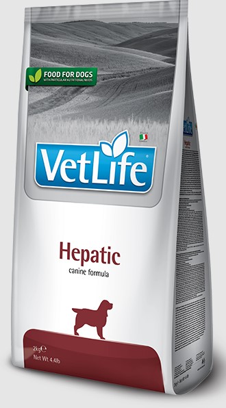 Питание при храническом заболевании у собак Сухой корм для собак Farmina Vet Life Dog Hepatic