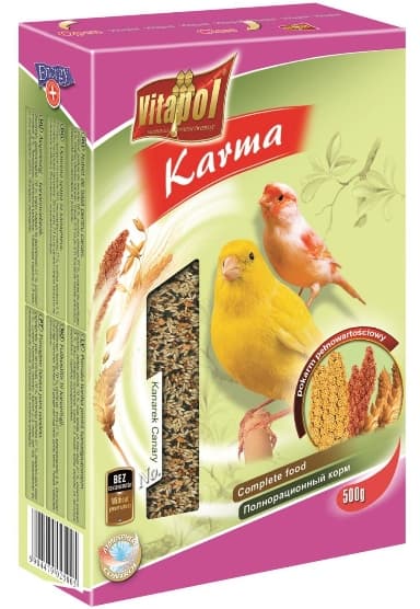 Полнорационный корм для канареек Vitapol "Karma" 500 гр (ZVP-0251)