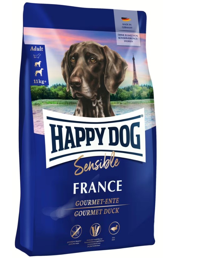Каталог Сухой корм для собак HAPPY DOG Supreme Sensible France (утка) для собак