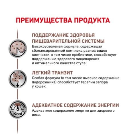 Сухой корм для кошек Royal Canin Gastrointestinal Fibre Response диетический корм для взрослых кошек