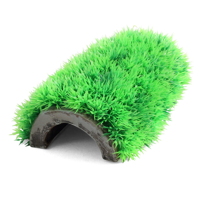 Грот для аквариума "Пещера с травой"