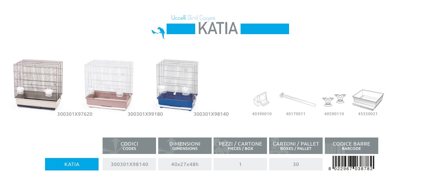 Клетка для птиц KATIA