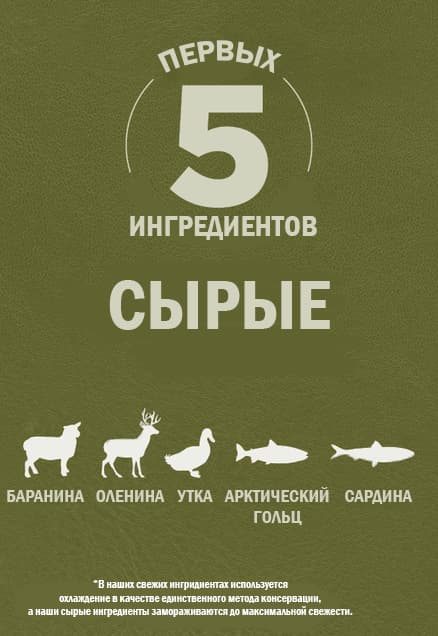 Каталог Сухой корм для собак ORIJEN TUNDRA DOG для собак