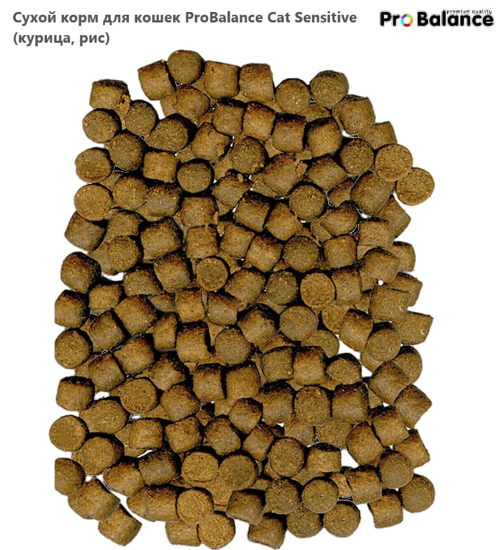 Сухой рацион для кошек ProBalance Cat Sensitive (курица, рис)