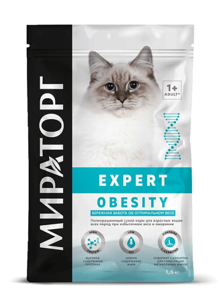 Сухой корм для кошек Winner Expert Obesity Cat
