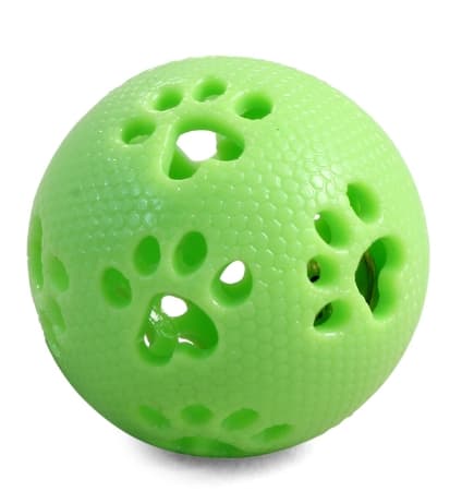 Игрушка для собак из термопласт. резины "Мяч-лапки" d70 мм (12191016)