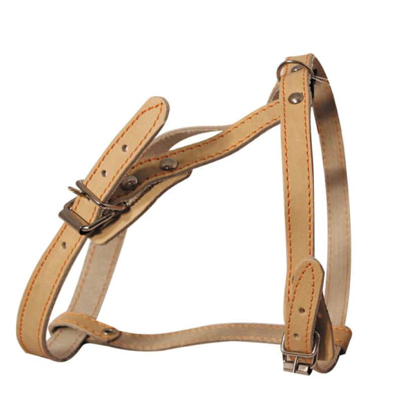 Шлейка кожаная 15мм, обх.гр. 460-520 мм (11332003)