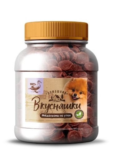 Домашние Вкусняшки Медальоны из утки 500 г