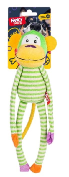 FANCY PETS Игрушка для собак с пищалкой Обезьяна 40 см