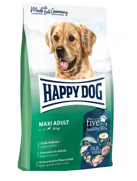 Каталог Сухой корм для собак HAPPY DOG Supreme Fit&Well Maxi Adult для собак